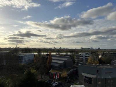 Penthousewohnung mit Dachterrasse und Blick über Düsseldorf