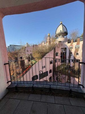 Einzigartige 3-Raum-Wohnung mit zwei Balkonen in der Grünen Zitadelle