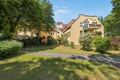 Altperlach-fußläufig zur S-Bahn: Großzügiges 1-Zimmer-Apartment mit Blick ins Grüne.