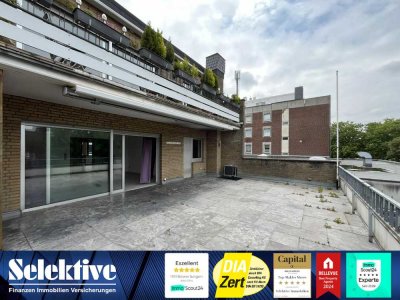 Mitten im Ort mit toller über 50m² großer Balkonterrasse