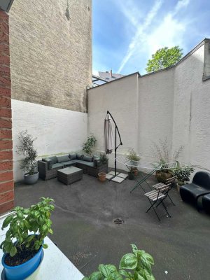 Exklusive 2-Raum-EG-Wohnung mit Terrasse in Köln Altstadt & Neustadt-Süd