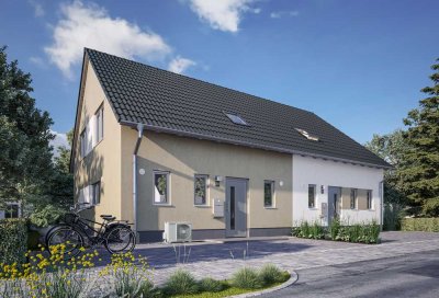 470 m² Grundstück in Voerde – moderne Doppelhaushälfte mit großem Einsparpotenzial. KfW40!