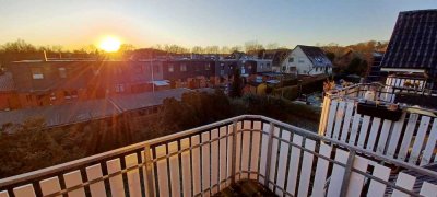 Helle 2,5-Zimmer DG-Maisonette-Wohnung mit Weitblick in Horneburg