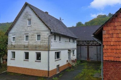 Viel Platz, viele Möglichkeiten, günstiger Preis – Resthof mit großem Grundstück in ruhiger Lage