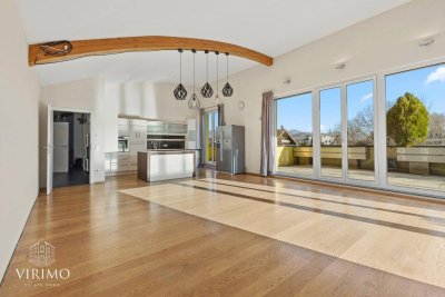 Penthouse der Extraklasse – Dachterrasse, Gaisbergblick &amp; 2 Tiefgaragenplätzen