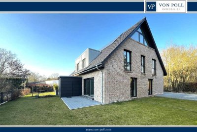 KfW55-Doppelhaushälfte mit ca. 171 m² Wfl. – Erstbezug in Schlossparknähe!