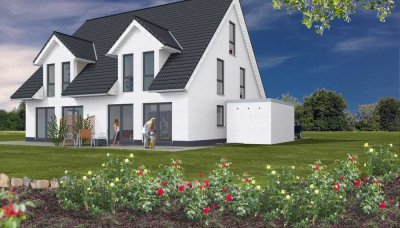 ***Zwei moderne DHH  auf Sonnengrundstücken in der Vogelsiedlung von Düsseldorf-Unterrath***