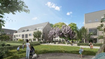 3 Zimmer freifinanziert (Musterwohnung) - Stadtnah und grün Leben im HWQ