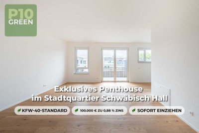 Bezugsbereites Penthouse im Stadtquartier Schwäbisch Hall - Exklusives Wohnen auf höchstem Niveau