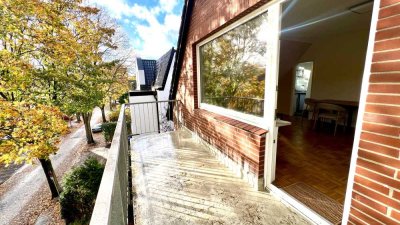 Erstbezug nach Sanierung: Helle möblierte 1-Zimmer-Wohnung mit Balkon in Bramfeld