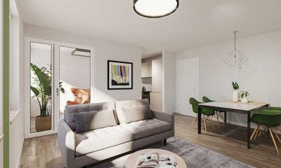 Jetzt Fördermöglichkeiten nutzen! - - - - - - - - - - - - 2-Zimmer-Wohnung mit Wintergarten + Balkon