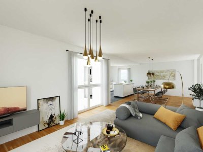 Leben in der Bittermark - Obergeschoss, Süd-West Balkon, barrierefrei