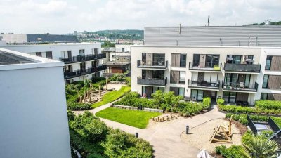 Luxuriöses 1-Zimmer Apartment im 5. OG mit Balkon in Ulm-Mitte