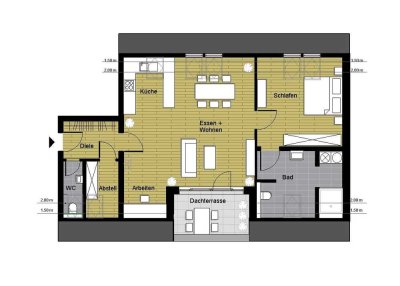 Hochwertige Wohnung - 97,5 qm