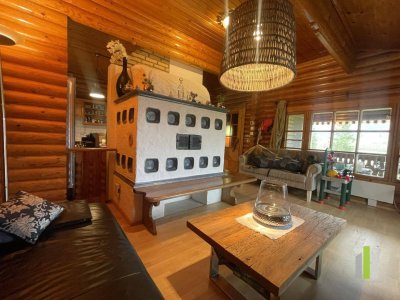 Stilvolles Blockhaus