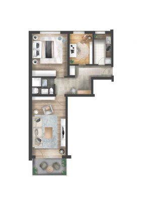 2,5 Zimmer Wohnung mit Balkon in Burgdorf