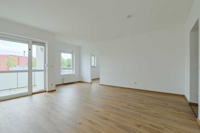 Hell, modern, gut geschnitten, Großzügige 3-Zimmer Wohnung mit Balkon und PKW-Stellplatz