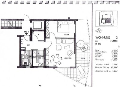 2-Zimmer-Wohnung zu vermieten