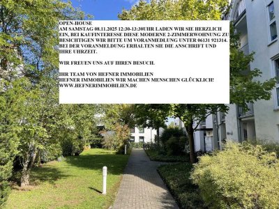 *NEU* OPEN HOUSE! SA. 08.11.2025 12:30-13:30UHR MIT VORANMELDUNG MODERNE 2-ZIMMERWOHNUNG IN UNINÄHE!