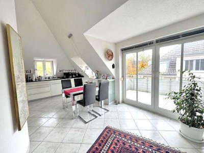 Penthouse Wohnung mit Galerie in Waldperlach - Einzige Wohnung auf der Etage - Terrasse