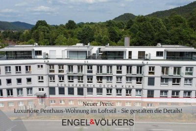 Neuer Preis: Luxuriöse Penthaus-Wohnung im Loftstil - Sie gestalten die Details!