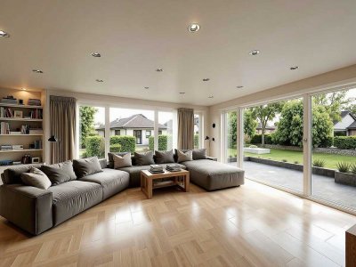 Exklusives Wohnen – Moderne Doppelhaushälfte mit großzügiger Dachterrasse