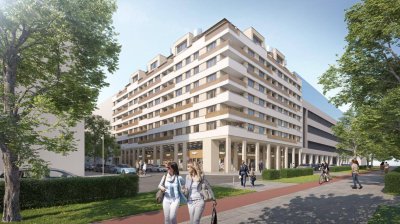 Drei-Zimmer-Dachgeschoßwohnung mit Terrasse- Erstbezug - zu mieten in 1020 Wien