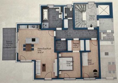 Zweitbezug mit Einbauküche und Balkon: schöne, lichtdurchflutete 3-Zimmer-Wohnung