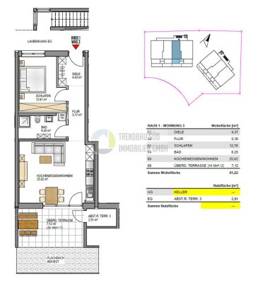 Nachhaltig Wohnen in Mietingen - Energieeffiziente Neubauwohnung KfW 40 + QNG