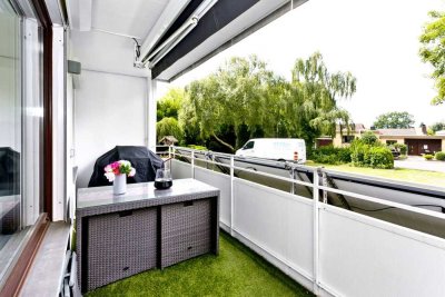 Attraktive und sanierte 4-Raum-Erdgeschosswohnung mit gehobener Innenausstattung mit EBK in Langen