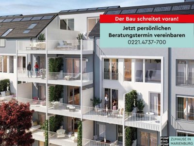 515: Wohnen, wo das Herz schlägt – stilvolle 2-Zimmer-Wohnung in Köln-Marienburg