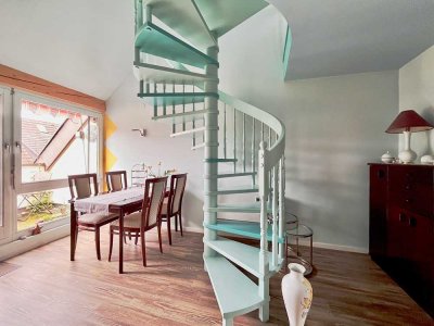 Kapitalanlage: Vermietete Maisonette mit Loggia & TG-Stellplatz in Stuttgart-Untertürkheim