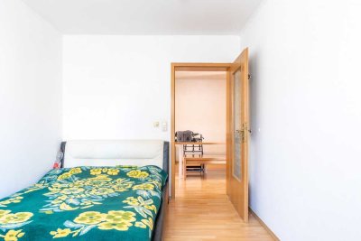 - Schön geschnittene 3,5-Zimmer-Wohnung mit überdachtem Südbalkon -