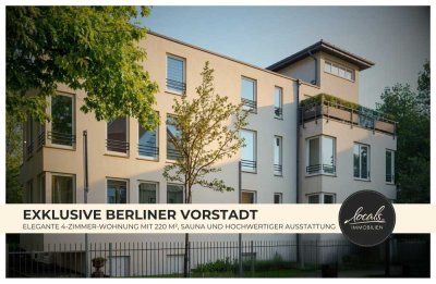 Berliner Vorstadt: Großzügige Wohnung mit 220 m², Sauna, Stellplatz, Balkon und Top-Ausstattung