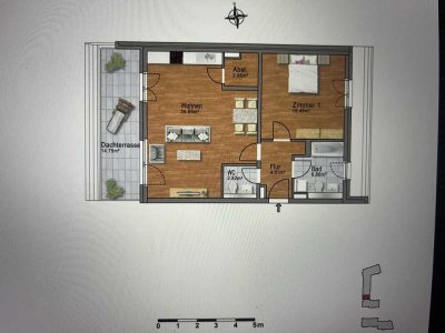 Penthousewohnung in Bilk