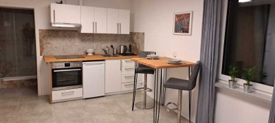 Pendlerwohnung - hell, voll möbliert 2 Zimmer Einliegerwohnung in Neubau (2022)