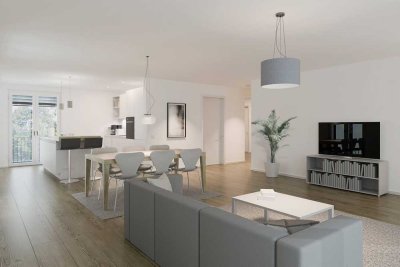 Exklusives Neubau - Penthouse mit Wasserblick - 4 Zimmer mit Einbauküche in ruhiger Lage