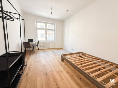 Lichtdurchflutet, ruhig &amp; kernsaniert – charmante 1-Zimmer-Altbauwohnung nahe U4 | 2024 KERNSANIERT (neue Elektrik, Fenster,.. )