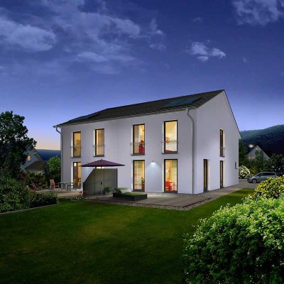 Ihr neues Zuhause: Doppelhaus Aura 125 – Urbaner Komfort trifft auf Familienfreundlichkeit!