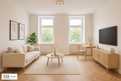 Erstbezug in ruhiger Grünlage – hochwertig sanierte 2-Zimmer Altbauwohnung am Laubepark