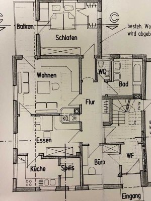 100 m² Wohnung in Matzenweiler zu vermieten