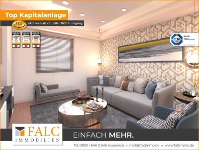 Gut vermietete 3 Zimmerwohnung