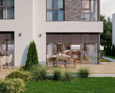 Neubau-Erstbezug: Hochwertige 5-Zimmer-Gartenwohnung im KfW-40-NH-Standard & Pkw-Stellplatz