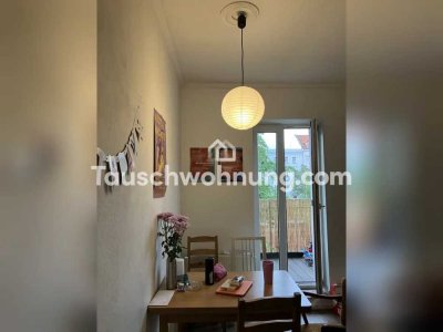 Tauschwohnung: 3-Raumwohnung mit Balkon und Gartennutzung