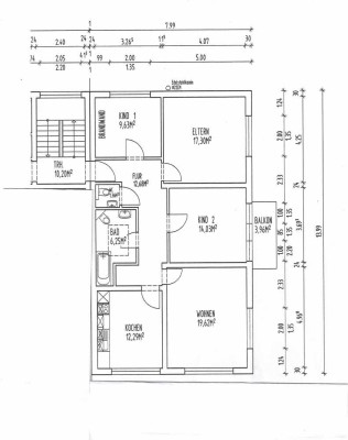 Freundliche 4-Zimmer-Wohnung mit Balkon in Dornburg