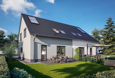Auf gute Nachbarschaft - Doppelhaus in Heemsen