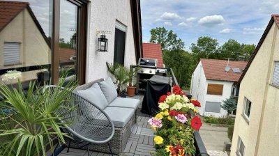Renovierte 3-Zimmer-Dachgeschosswohnung mit großem Balkon in Freiberg am Neckar – zentral & stadtnah