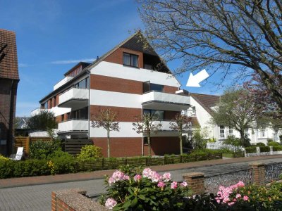 In exponierter Lage am Wahrzeichen von Wangerooge