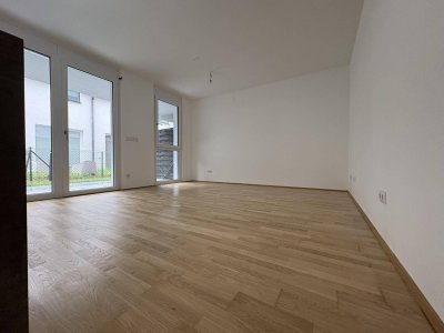 Helle 3-Zimmer-Wohnung mit Terrasse und Garten