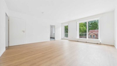 Erstbezug nach Sanierung! Moderne 3-Zimmer-Wohnung mit Balkon & Tiefgarage direkt am Park